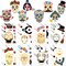 Day of The Dead DIY Stickers, 24 Sheets Halloween Sugar Skull Crafts Gift Dia De Los Muertos Party Games Supplies Make Your Own Skull Stickers for Kids
